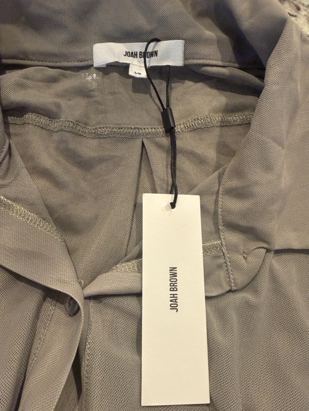 Joah Brown Oversized Sheer Button Down - Picture 6 of 7
